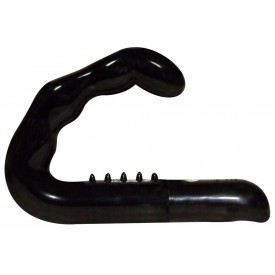 Чёрный стимулятор простаты Ebony Prostate Massager